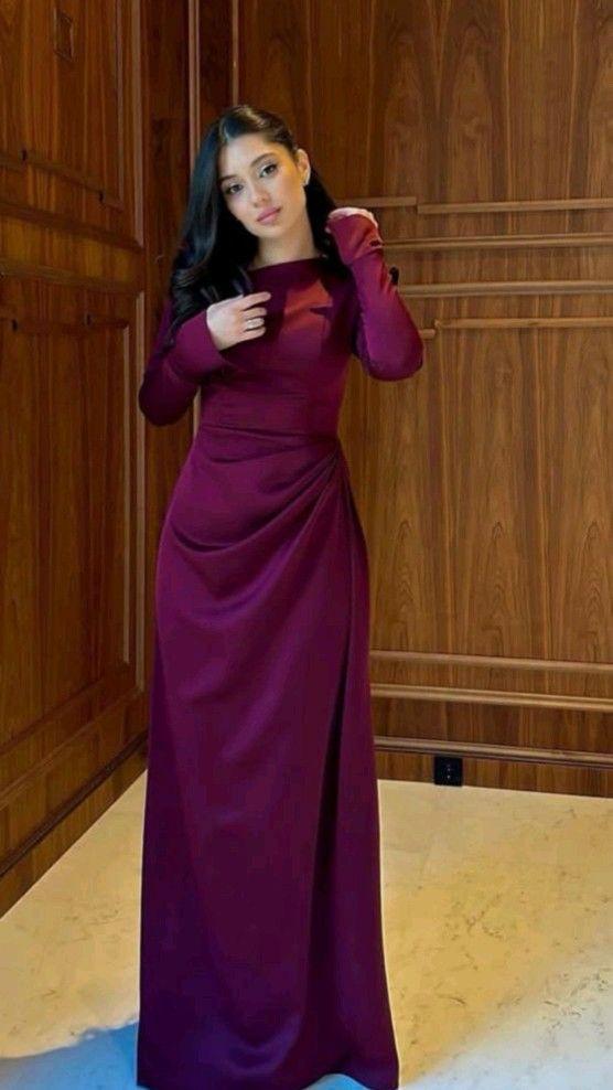 Royal Elegance: The Bordeaux Grace Dress– Now Available in Multiple Colors!