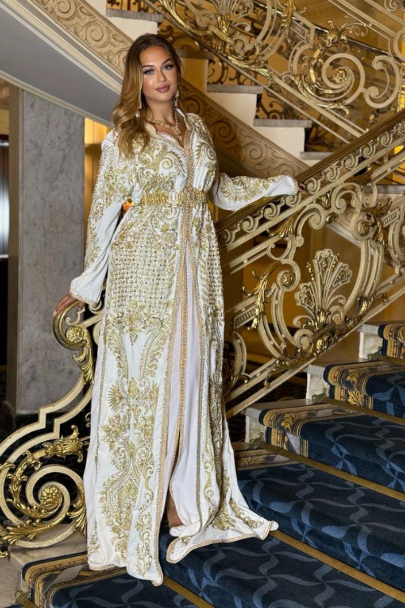 Royal Moroccan Caftan – Exquisite Handcrafted Elegance for Special Occasions