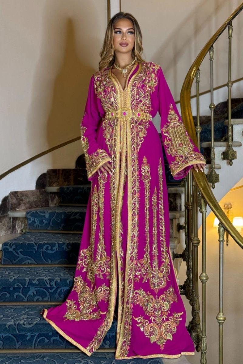 Royal Moroccan Caftan – Exquisite Handcrafted Elegance for Special Occasions