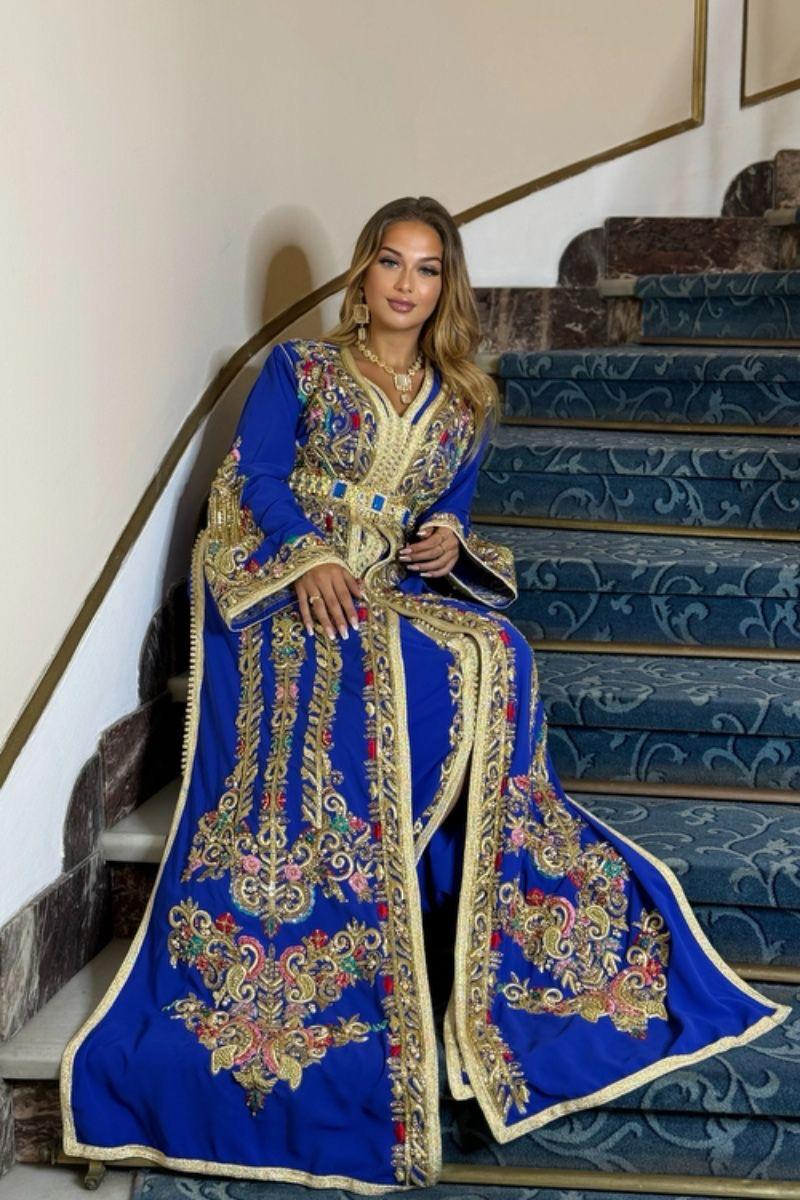 Royal Moroccan Caftan – Exquisite Handcrafted Elegance for Special Occasions